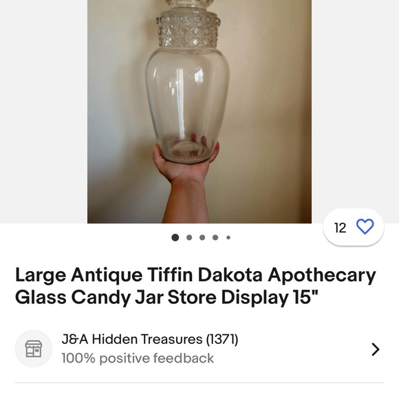 Tiffin Dakota Apothecary Glass Jar - Picture 13 of 14